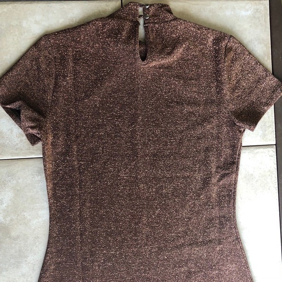 Forever 21 Gold Sparkle Dress - Picture 5 of 7